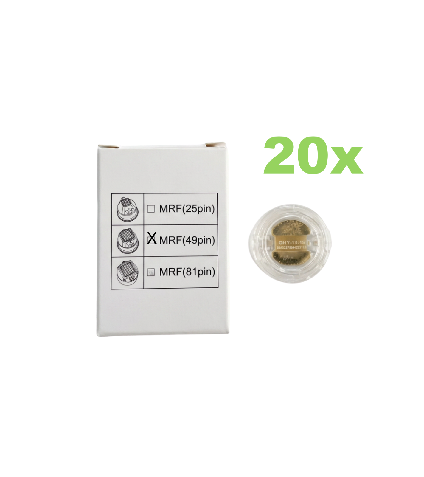 49er MRF Microneedling-Nadel passend für SkinTechBeauty 2 in 1 RF Pro