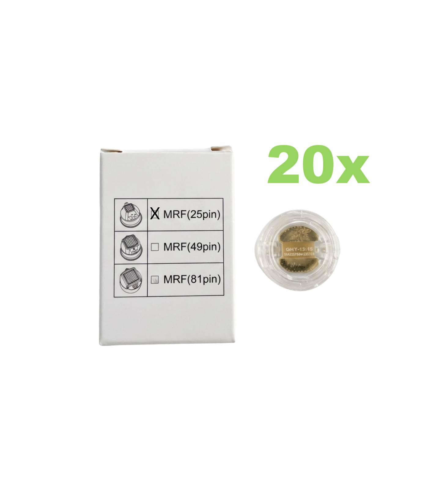 25er MRF Microneedling-Nadel passend für SkinTechBeauty 2 in 1 RF Pro
