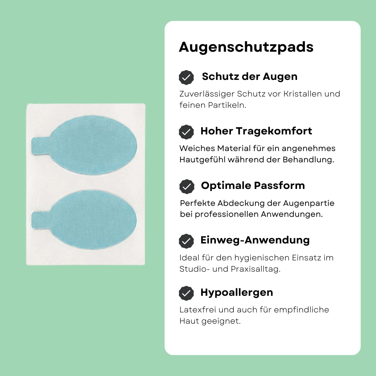 Protect-Laserschutz Augenschutzpads Vorteile