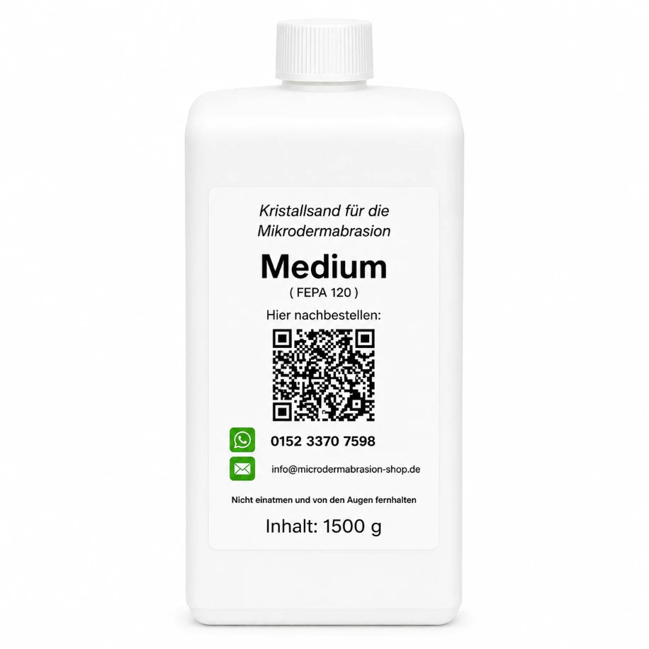 Kristalle Medium 1,5kg 1 Flasche für Mikrodermabrasion Geräte