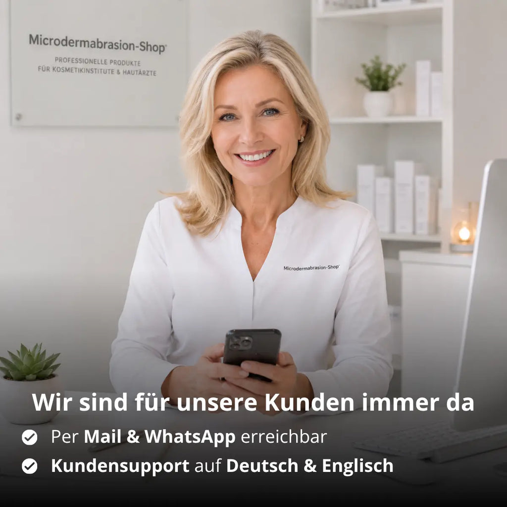 Zuverlässiger Kundensupport im Microdermabrasion-Shop