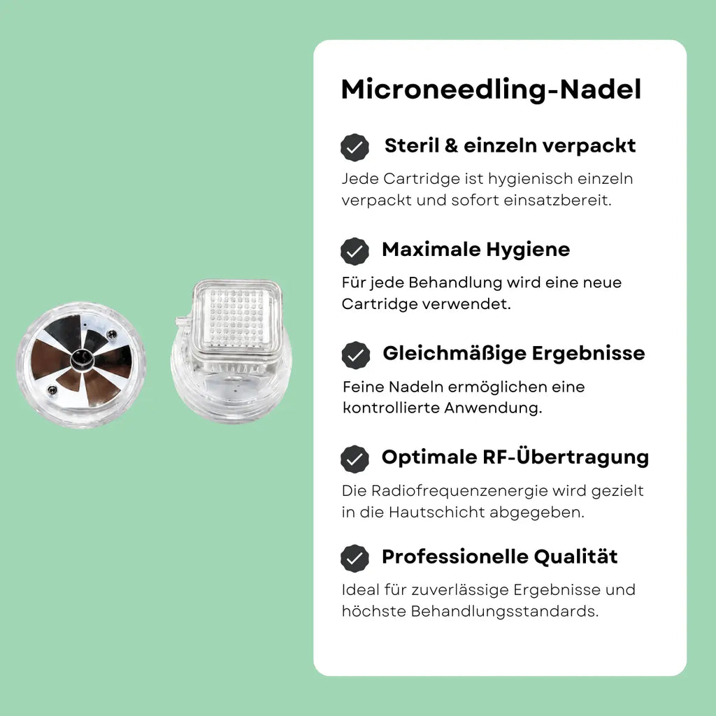 RF Needling 6 Kontakt Aufsatz 64 Nadeln Vorteile